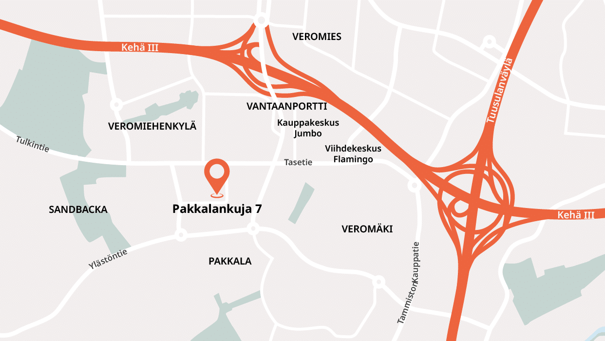 Pakkalankuja 7 sijainti kartalla